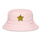Super Star Smiley Embroidered Bucket Hat