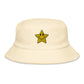Super Star Smiley Embroidered Bucket Hat