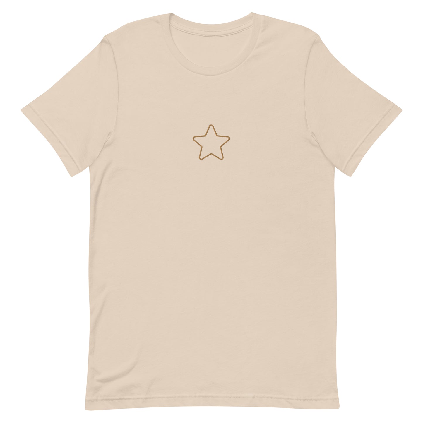 Star Embroidered Tee - Nudes